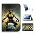 Produktbild iPad Mini Gen. 1 2 3 Flip Wallet Schutzhülle & Displayschutzfolie & Ladekabel Bundle. A4020 Superheld Wolverine