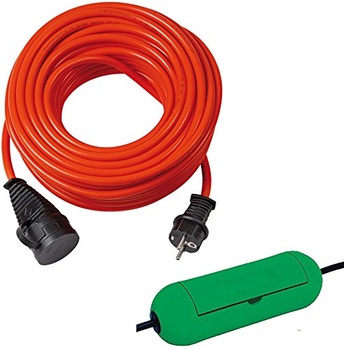 Preisvergleich Produktbild Brennenstuhl Bremaxx Verlängerungskabel IP44 25m orange, 1161600 + SafeBox grün