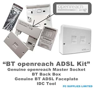 GENUINE BT ADSL KIT - GENUINE BT OPENREACH BRANDED NTE5a Master Socket ...