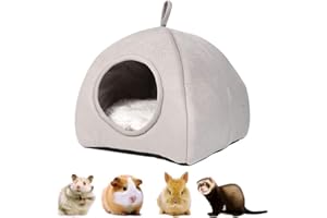 Srcasy Warmes Haustierbett für Hamster, Kleines Haustiernest, Kleintier Haustierhaus, Kleines Haustierbett, Warmes Haustierbett, für Meerschweinchen, Hamster, lgel, Kleine Tiere