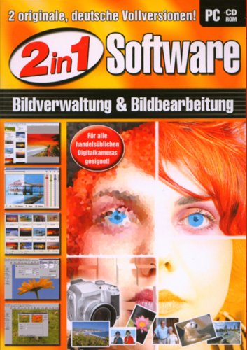 Preisvergleich Produktbild 2 in 1 Software - Bildverwaltung & Bildbearbeit.