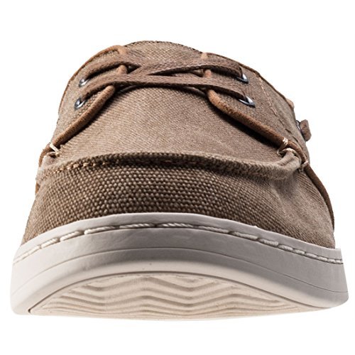 Toms - Culver Canvas Boat Shoe, Toffee, 12