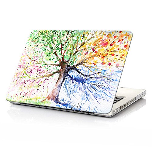 Case MacBook Pro 13 Hülle , iCasso Vier Jahreszeiten Baum Design Ultra Slim Dünn Kratzfeste matt rutschfest Hartschale Kunststoff Schutzhülle Snap case für MacBook Pro 13 Zoll (Modell: A1278) - 2
