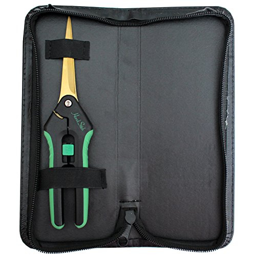 Einfache Bedienung 7,5cm Titan überzogene Schere mit Mikrospitze von Handi Stitch – Professionelle Elastische Schere zum Nähen, Formen, zum Schneiden von Stoff, Leder und Stickereien - 2