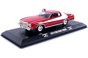 Greenlight Collectibles- Miniature Voiture de Collection, 86442, Rouge/Blanc