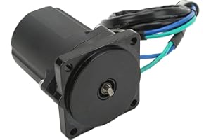 KIMISS Motore di Inclinazione e Trim Trim Tilt Motor Lega di Metallo 3E5 77180 0 per Tohatsu Fuoribordo 4 Tempi 40HP 50HP 12V MD40B MD50B