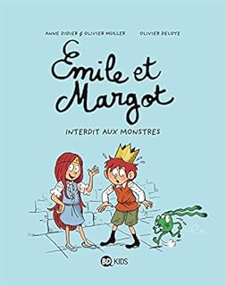 jaquette livre Émile et Margot, Tome 01: Interdit aux monstres