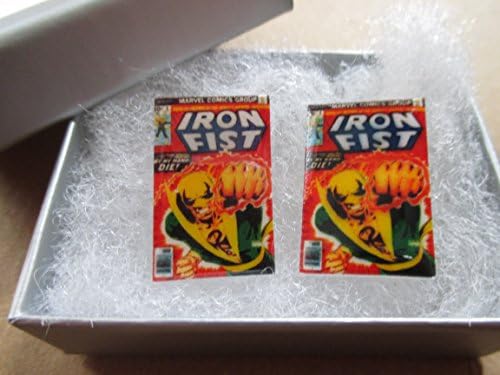 Iron Fist Comic Book Cover Earrings (Studs)