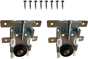 HOMEWELL - Sachet de deux roulements pour placard coulissant