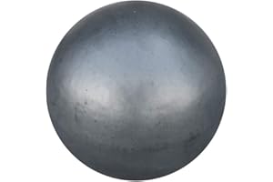 teramico Boule décorative de Jardin émaillée céramique – Bleu, Vert, Anthracite, Turquoise, céladon – Très Haute qualité résistante au Gel et aux intempéries - en grès (28 cm, Anthracite)