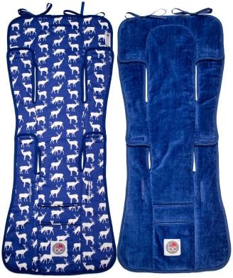 Babychic 100 Percent Cotton Buggy Liner Midnight Deer
