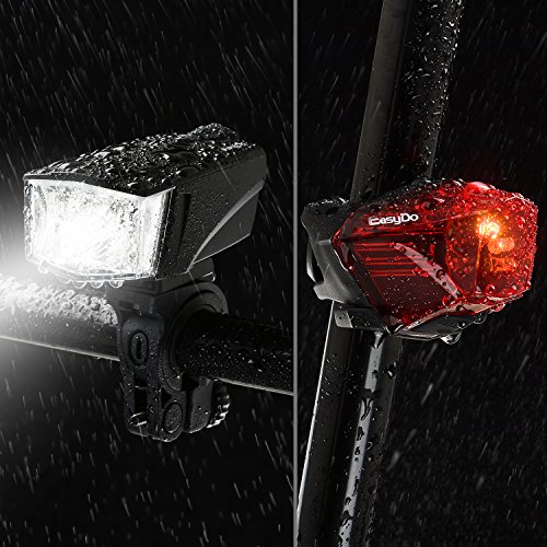 StVZO Thunder Horn Fahrrad Licht Set,ONEU Superhell USB Wiederaufladbar Fahrradbeleuchtung sets,Horn Frontlichter und Fahrrad Rücklicht,Wasserdichte Sport Fahrradlampe Sets Genehmigt Germen Road Safety Regeln - 3