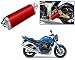 Auto Pearl Premium Quality High Performance Bike Exhaust Muffler Silencer Triangle Red For - Suzuki GSF650N Bandit RS.2899.00
