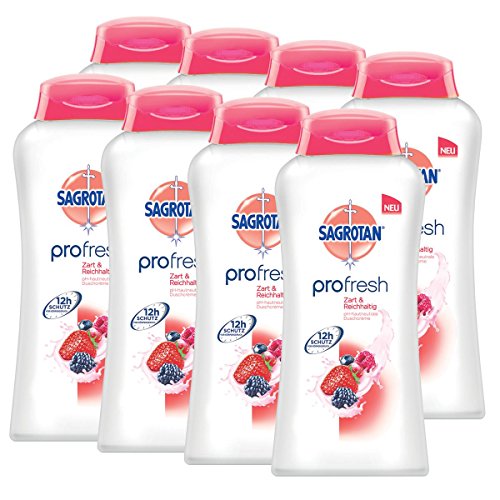 Preisvergleich Produktbild Sagrotan profresh Duschcréme Zart & Reichhaltig (8er Pack ) 250 ml Duschgel