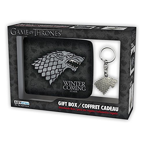 Preisvergleich Produktbild Game of Thrones - Geldbörse + Schlüsselanhänger - House Stark