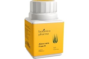 Botanicapharma Aloe Vera Free R 500 mg 120 comprimidos. Suplemento Detox y Depurativo, Regulador intestinal y sin efecto rebote.
