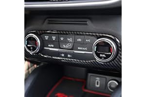 HIGH FLYING para Focus MK4 2019-2022 Negro Acondicionador de Aire Cubierta Decorativa Plástico ABS 1 piezas