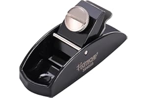 Hoteche Handhobel aus Gusseisen, Mini Holzhobel, 65Mn-Klinge, 25 mm breit, 1,5 mm dick, 55-64 Härte, 89 x 35 mm