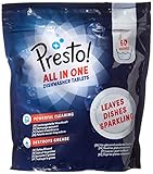 Marque Amazon- Presto! Tablettes Lave Vaisselle tout en un, 120 Lavages (2 packs de 60 lavages)