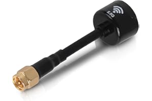 AGATIGE Antenna RHCP ad alto guadagno da 5,8 GHz, 3 dBi, antenna direzionale RHCP da 5,8 GHz, 3 dBi, mini antenne Lollipop con trasmissione del segnale migliorata per parti RC di droni FPV Racing (ago interno