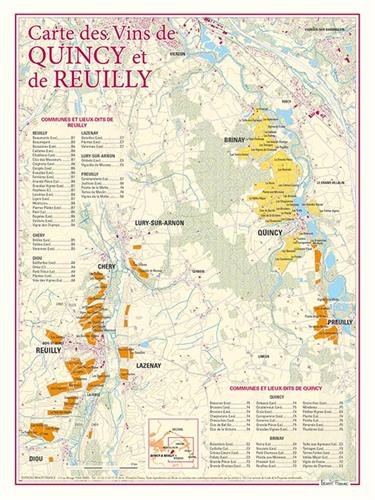 CARTE DES VINS DE QUINCY ET DE REUILLY francais CARTE DES VINS DE QUINCY ET DE REUILLY francais