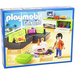Playmobil - 5584 - Jeu De Construction - Salon Moderne