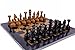 Produktbild RADICAL 40CM Handgefertigte Schwarz und Goldene Handgefertigte Marmor Voll Schachspiel Set Handmade Chess Set
