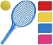 Produktbild Bahia Vista Soft Tennis Set Tennisset für Strand, Garten und Freizeit, Tennis mit Schaumstoff-Ball, Farbe: Blau