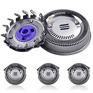 Shaver Head Replacement - Tinksky 3pcs Replacement Heads for Norelco HQ8(Silver) - Image 2