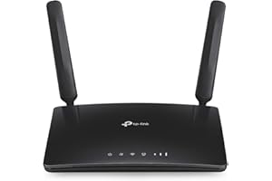 ‎TP-LINK TP-Link Archer MR200 Cat4 + AC750 Mbps Dualband 4G LTE WLAN Router (150 Mbit/s im Download, simultanes Dualband, 300 Mbit/s 2,4GHz + 433 Mbit/s 5GHz, frei konfigurierbarer LAN/WAN-Port) schwarz