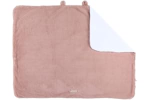 NOUKIE'S - Couverture en Groloudoux - Mix & Match - Rose - 75 x 100 cm