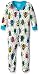 Hatley Baby-Boys Infant Footed Coverall -Jungle Beetles Footies, Multicoloured (White), 3-6 Months (Manufacturer Size:3-6)