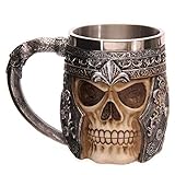[Occaion] Si es lo suficientemente audaz, puede usarla como una taza de bebida fresca para leche, coco, café, cerveza, jugo, etc. Ideal para fiestas de disfraces, fiestas de Halloween, decoración de festivales, uso familiar diario o Un regalo de navidad para un amigo o familiar. .