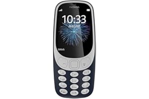 Nokia 3310 - Téléphone portable débloqué GSM (Ecran 2,4 pouces, ROM 32Go, Double SIM Appareil photo 2MP) Bleu Nuit