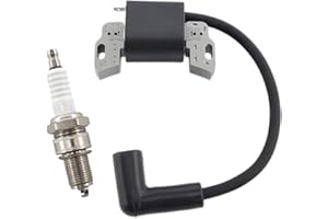 MCHNIC Ignition Coil with Spark Plug for Briggs & Stratton 300E 450E 625EXi 500E 575EX 08P500 08P600 093J02 09P600 09P700 Lawnmower Replaces 798534 799582 593872