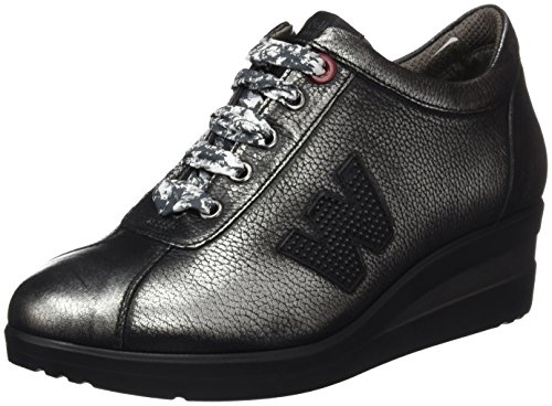 Melluso R25802, Sneaker a Collo Basso Donna, Grigio (Antracite), 38 EU