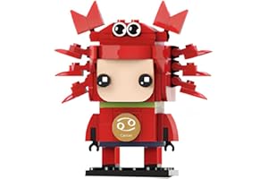 Sherwood Store Minifigure segni zodiacali - Brick Doolz with big head - compatibili mattoncini come Sluban, Wange, Cogo e principali marche da 73 pz… (WG040)
