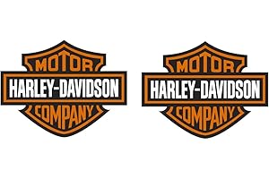 StickerGreen Harley Davidson Sticker, Aufkleber, Doppelpack, mehrere Größen (10)