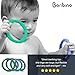 Baby Teether - 4 Silicone Sensory Baby Teething Ring Toys - Fun, Colorful and BPA-Free - Soothing Pain Relief and Drool Proof Infant Toys - Solve Teething Now