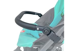 Brogtorl Stroller Armrest Compatible with GB Pockit Air, GB Pockit+ All-Terrain and GB Pockit+ All City, Buggy Accessories Leather Bumpers (Bumper for GB Pockit+ All-Terrain)