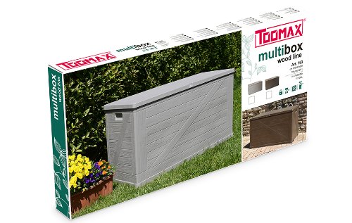 Toomax Kissenbox Multibox Wood 420, Grau - 2