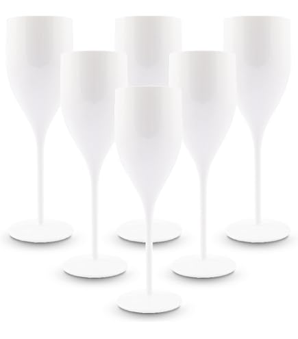 Coppia Di Calici Da Champagne Eisch Exklusiv, 180 Ml, Con Stelo In Oro 24k E Strato Bianco, In Confezione Regalo - 2