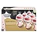 Tommee Tippee Closer to Nature 260 ml/9fl oz Decorated Feeding Bottles (Pink/6-pack)