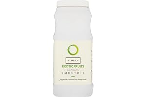 Simply Exotic Fruits Smoothie, Vegan Blendable Concentrated Smoothie Mix Made with Real Fruit Puree (1 Litre)