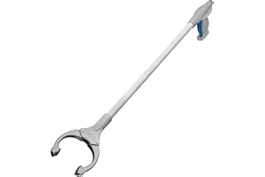 Unger Grabber Plus Reacher lekkie narzędzie wielofunkcyjne z ergonomicznym uchwytem spustowym, głowica obracająca się o 360 stopni i magnetyczna końcówka, 81 cm