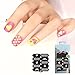Nail Art Design Nail Vinyls Nail Stencil Sheets Stencil Stickers Template Stamping Nail vinyl heart - FashionLife
