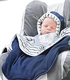 Wallaboo Einschlagdecke Coco, Sehr praktische und Kuschelweiche Babydecke, 100% Baumwolle - 8