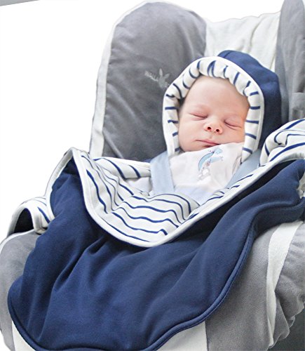 Wallaboo Einschlagdecke Coco, Sehr praktische und Kuschelweiche Babydecke, 100% Baumwolle - 8