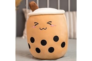 DREAFLY Bubble Tea Plüschtier Doll Plüschkissen,24 cm Cartoon Plüsch Kuscheltier Doll Tea Cup Umarmungskissen Kissen Kinderspielzeug für Geburtstag