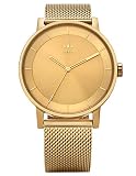 adidas Herrenuhren District_M1.Milanese Edelstahl-Armband, 20 Mm Breite (Alle .40 Mm) Gold